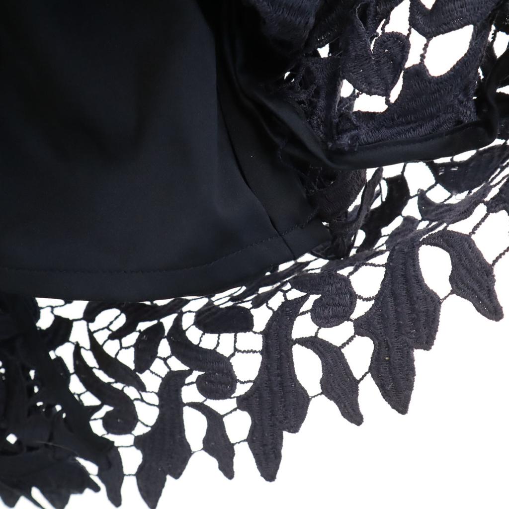 ESTNATION Long Length Total Race Tight Skirt 36 Navy Women Used