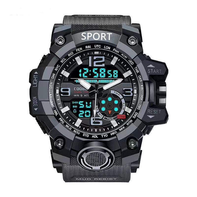 Electronic Watch Male Model Student Junior High School Youth Multi-functional Sports Male Model Luminous Electronic Watch