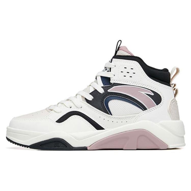 (WMNS) ANTA Flame 3 High White Black Mauve Women s 122248088-2 EU 35.5