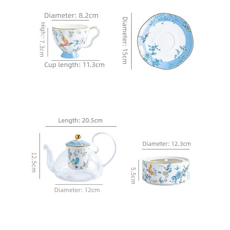 Coffee Cup High-end Light Luxury Exquisite Tea Set Housewarming Practical Gift Box Wedding Gift Household Goods