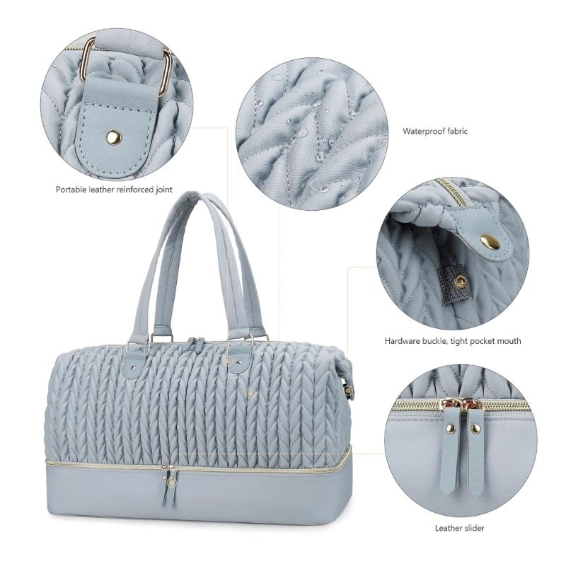 Spacious Two Tie Diaper Bag with Multifunction Compartments multifunction Large mother Diaper Bag Upgrades for Moms Travel