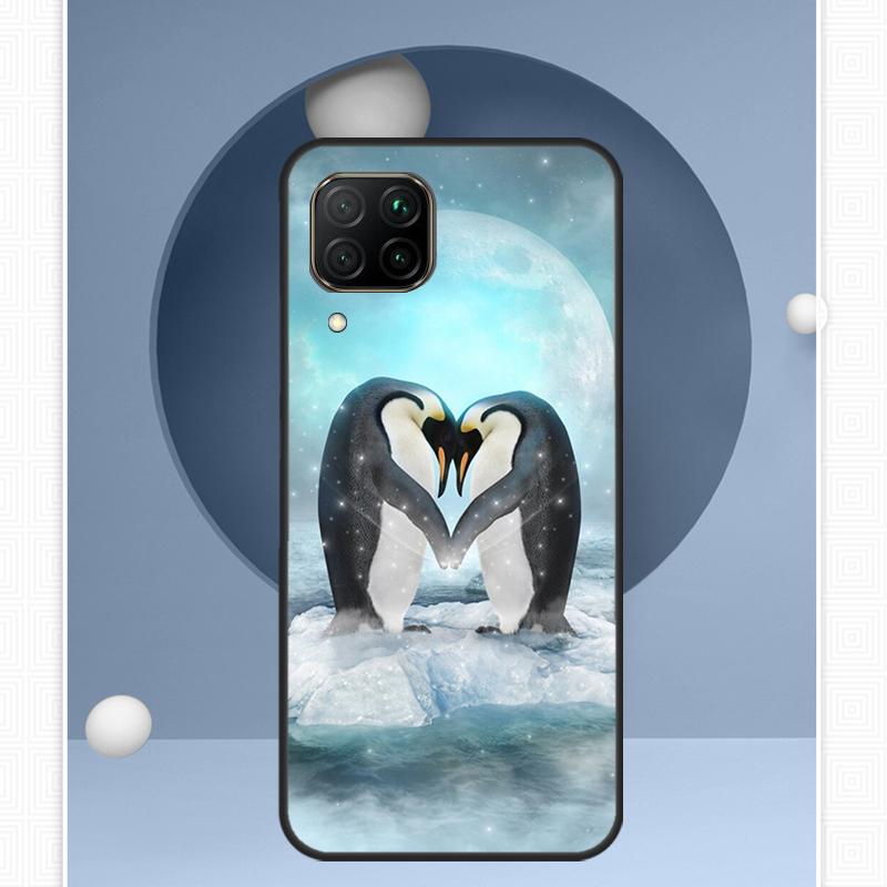 Penguin For Huawei Nova 12s 12i 11i 8i Y91 Y60 Y70 Y72 Y90 Y61 9 10 SE P20 P40 Lite P30 P60 Pro Case