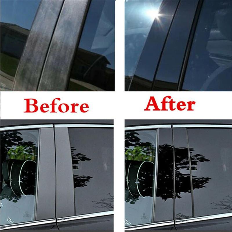 6Pcs For Geely Coolray Proton X50 2019-2023 Car Window Pillar Posts Door Trims Cover Stickers Auto Exterior Parts