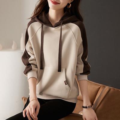 Sweatshirt for Women Oversized Hoodies Fleece Pullover Loose Warm Casual Versatile Tops Tops