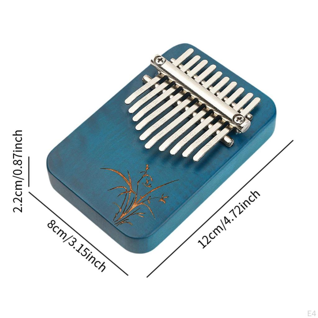 10 Note Wood Mbira Thumb Piano for Finger Play
