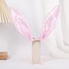 Plush Rabbit Ear Shape Headband Bowtie and Tail Set Carnival Costume Supplies