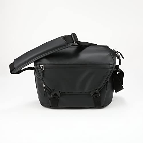 Hakuba [.co.jp Limited] HAKUBA Camera Bag Plus Shell Resist 02 Shoulder Bag M AZ Pure Black Water-resistant PVC Coating Water Resistant/stain Resistan