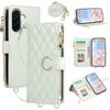Flip Leather Crossbody Wallet Phone Case for Samsung Galaxy A57 A37 A07 A17 A16 A36 A56 A26 A06 A55 A35 A05 A05S A54 A34 Cover