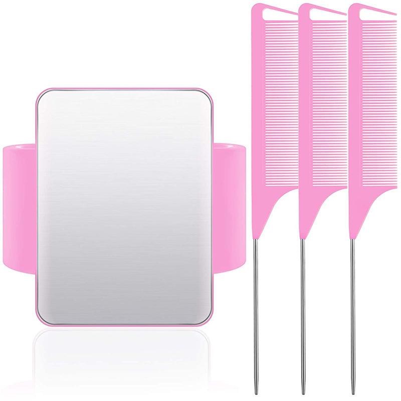 

Магнитная подушечка для швейных булавок, силиконовая накладка на запястье, стальная игла с острым хвостом, парикмахерская расческа, парикмахерские инструменты для салона красоты розовый