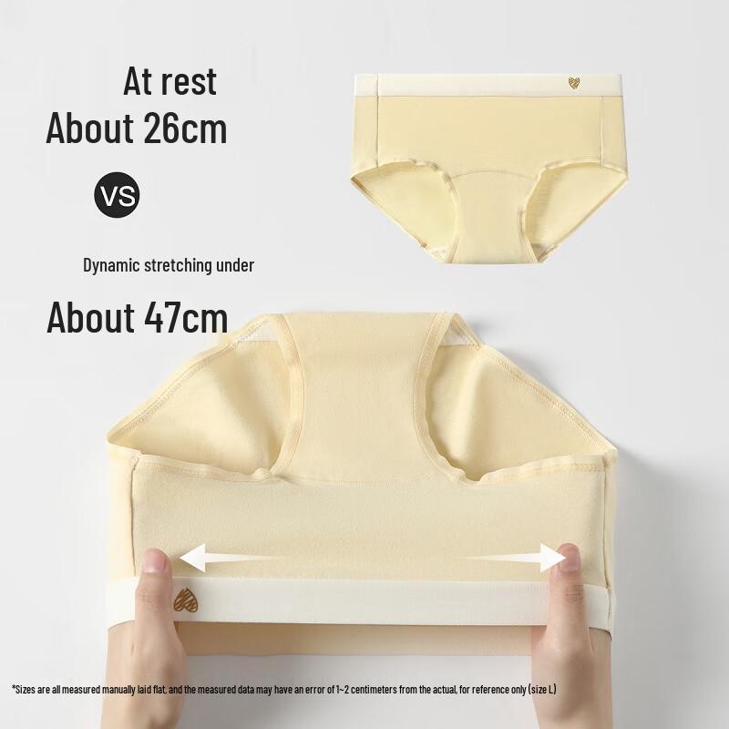 Fenteng Girls' 2025 Cotton Breathable Mid-Waist Briefs (4-Pack)