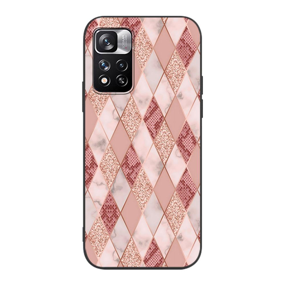 Rose Love Heart Gold Case for Xiaomi Redmi 10A 10C 9C 12C 9A 9i 10 12 9 Prime 9T K40 Pro Soft TPU Mobile Phone Bag Cover