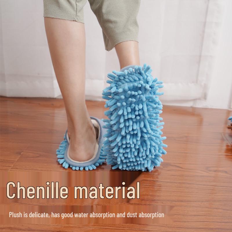 Papuci de mop detașabili și lavabili pentru curățarea silențioasă a podelei