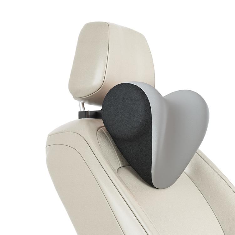 

A09 Car Seat Headrest Memory Foam Comfortable Neck Pillow, Style: Without Stand (Gray) Without Stand (Gray)