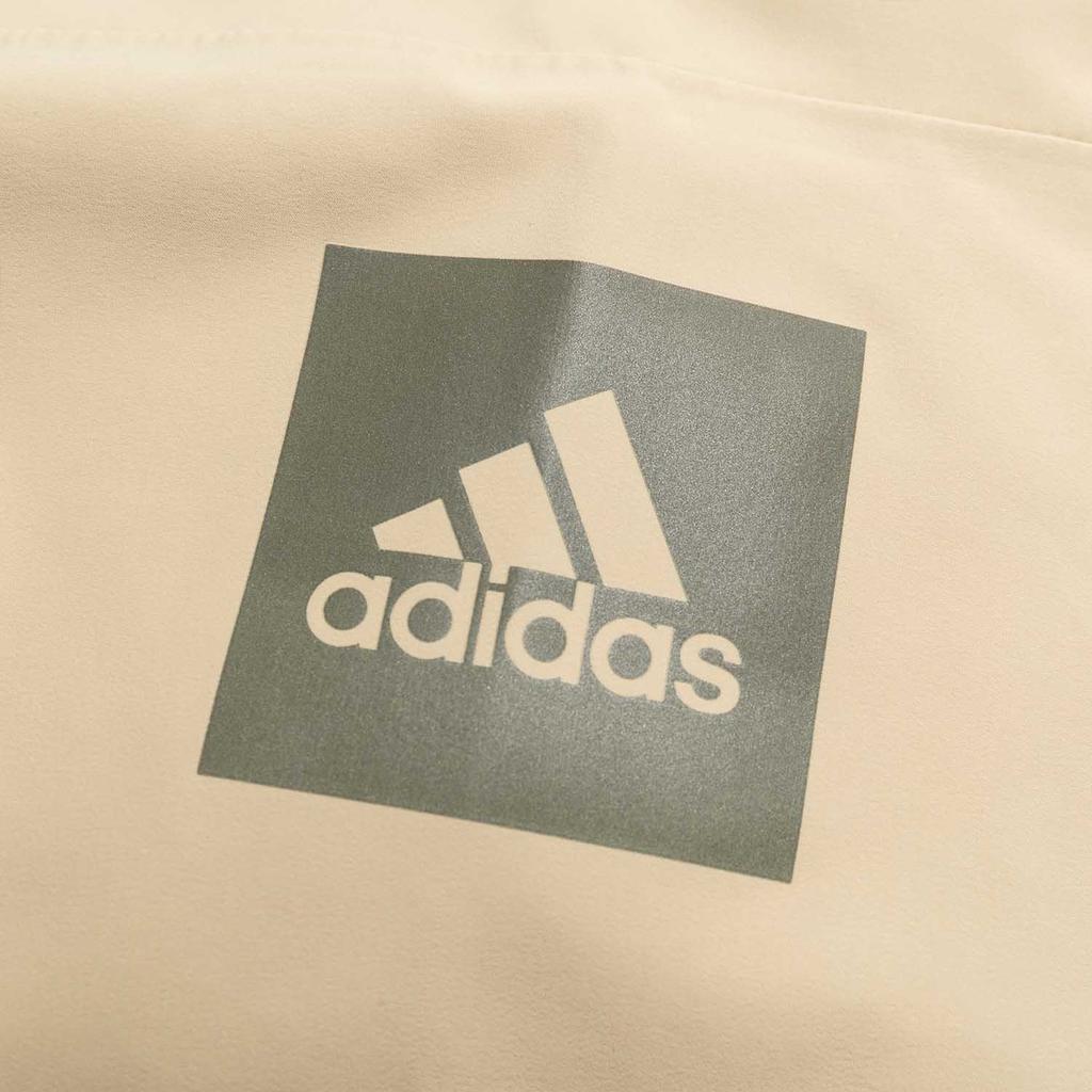 Adidas Windproof And Waterproof Outdoor Packable Mid-Length Hooded Jacket Men Jackets Brown FT8909