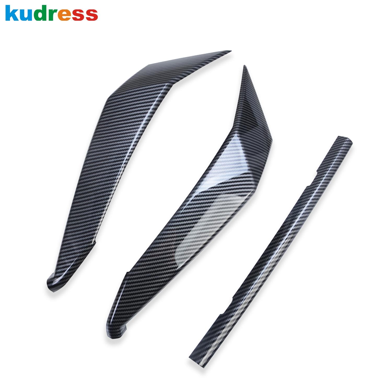 Front Center Grille Grills Cover Trim For Nissan Sentra Bluebird Sylphy - 2024 Carbon Car Front Grill Trims Accessories Carbon Fiber Style