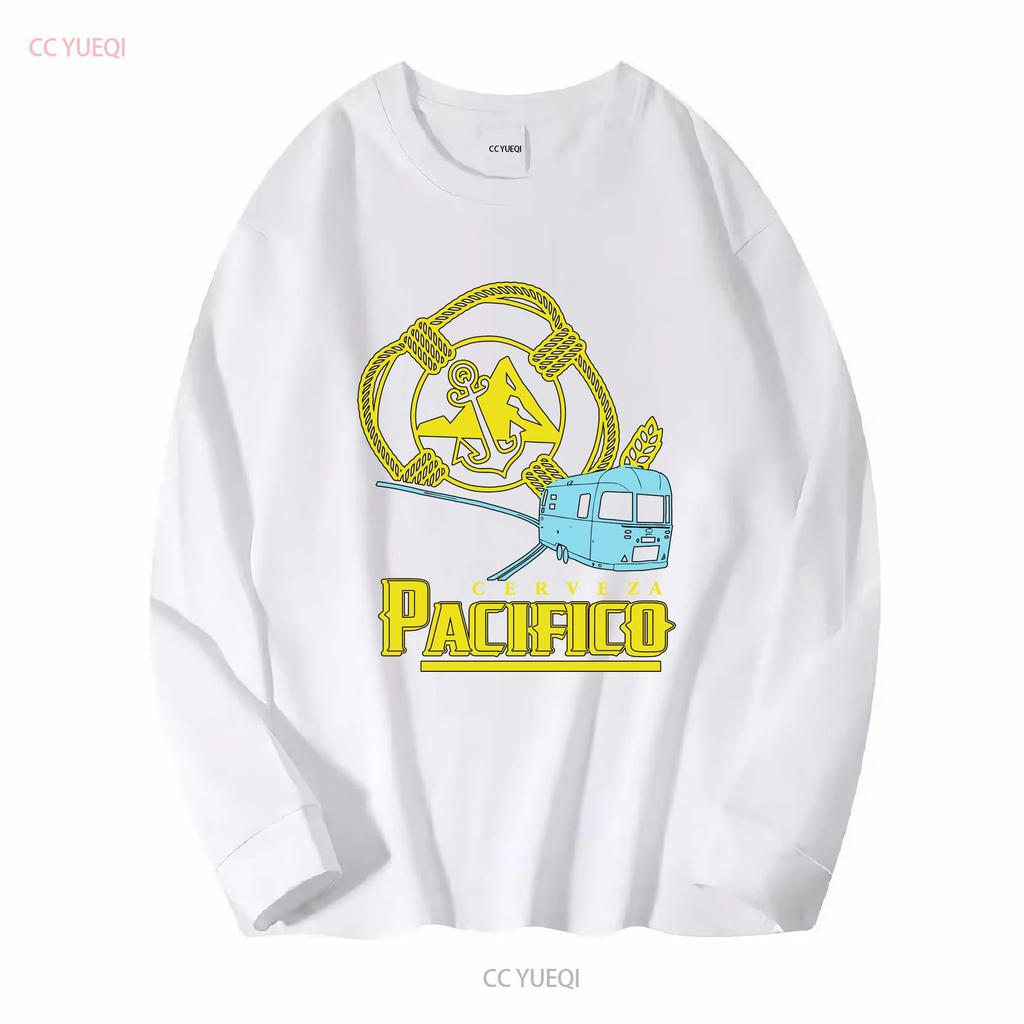 Cerveza Pacifico Beer Mens M T Shirt El Charro Restaurant Cherry Valley California long or short sleeves vintage Washed Stylish