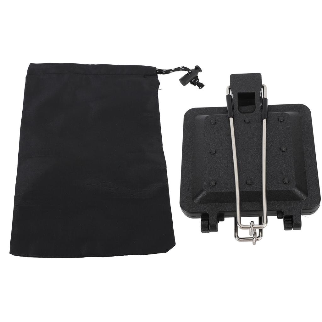 Camping Foldable Sandwich Maker Nonstick Coating Double Sided Sandwich Baking Pan Hot Sandwich