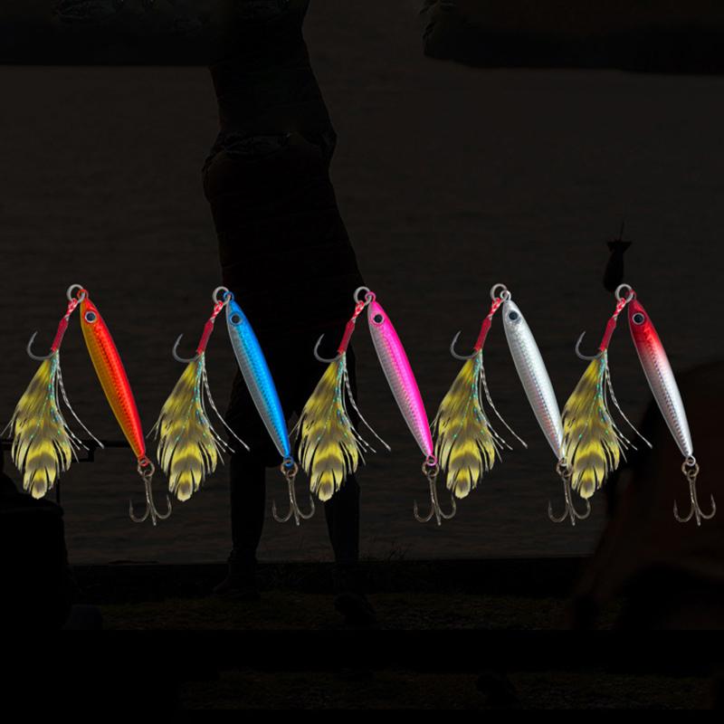 Artificial Bait Hard Bait 10G 15G 20G 30G Tungsten Jig Saltwater Fishing Metal Jig Lure