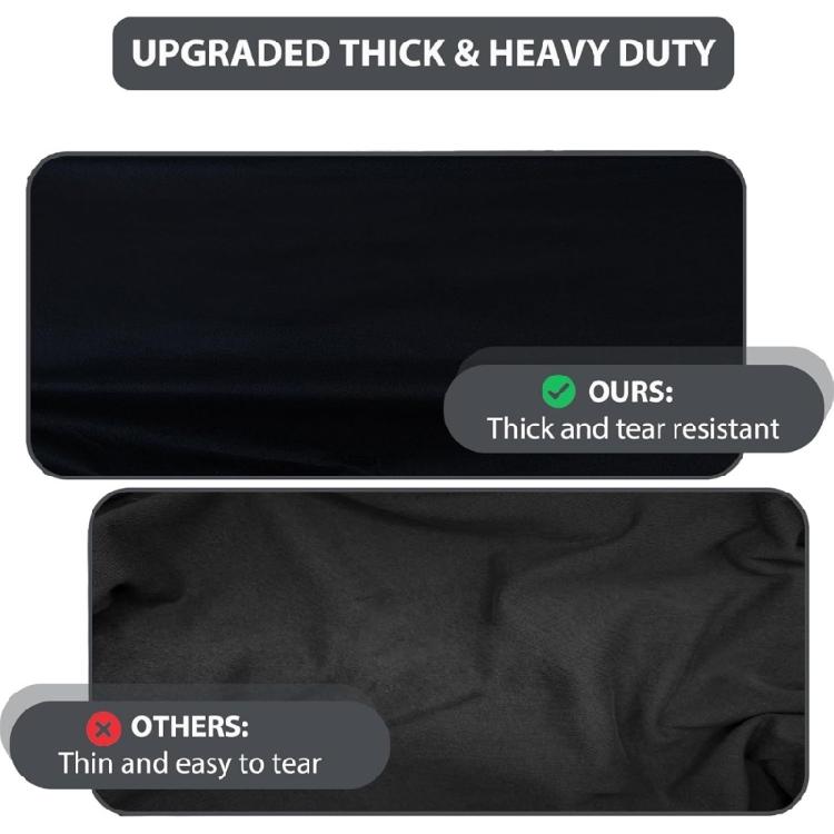 Windproof Barbecue Grills Cover Featuring Elastic Edging & Reinforced Stitching Polyester Heavy Dutys BBQ Cover