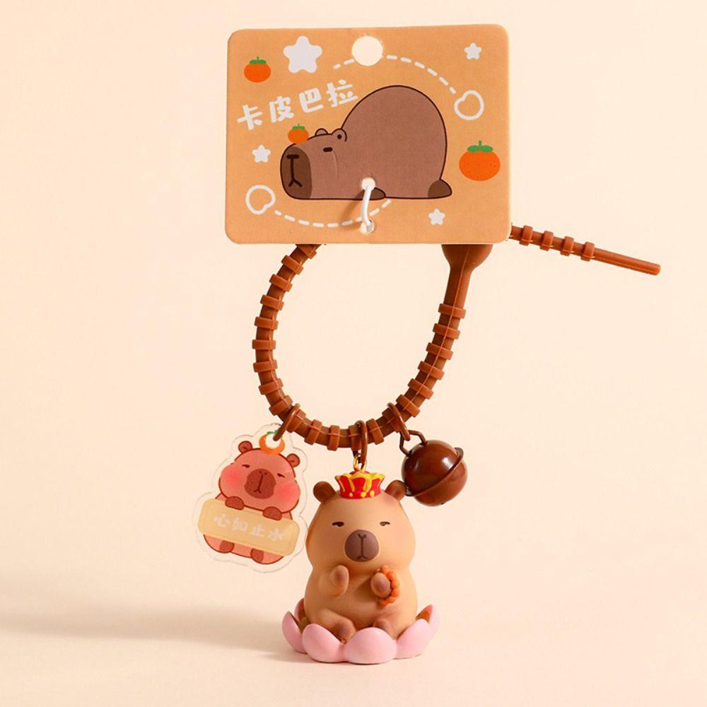 Cute Car Key Chains Kawaii Animal Keyring 2024 Capybara Keychains