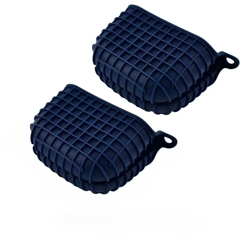 2pcs Non Slip Heat Resistant BBQ Gloves Silicone Oven Mitts for Grilling Baking Cooking Kitchen Accessories Household Product