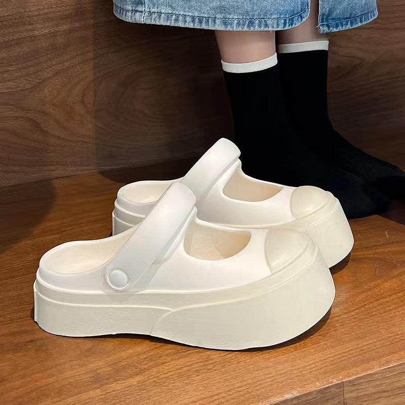 New Arrival Summer Mary Jane Shoes Women Comfort Height-increasing Women Platform Sandals Non-slip Slippers for Woman Sandals