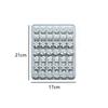42 Cavity Santa Claus Snowflake Chocolate Mold Silicone Candy Mold Non-Stick Cake Baking Tools For Delicious Holiday Treats