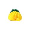 Home Fiesta Birthday Decorations for Summer Party Pineapple Honeycomb Garland Yellow Paper Hawaiian Style Ball Lantern