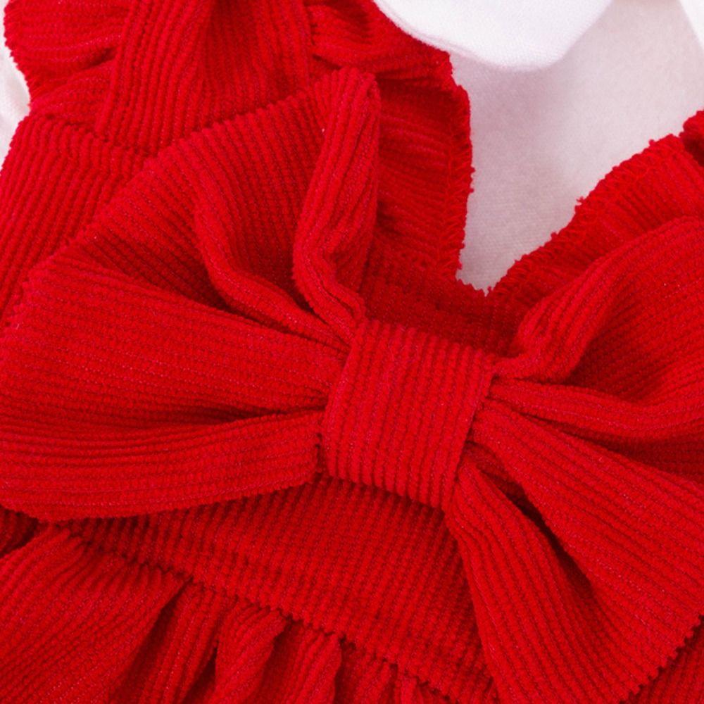 Sweet Pet Corduroy Skirt New Year Christmas Pet Costume Comfortable Cat Princess Dress  Fall Winter