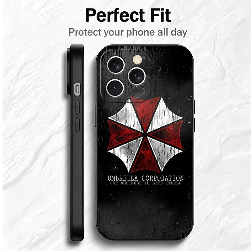 R-Resident-Evil Game Soft Phone Case for iPhone 16 16E 17 Air 15 Pro Max 14 Plus 13 Mini 11 12 7 Black Cover Back Shell