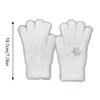 Screen Touch Hand Gloves Fashion Snowflake Cuff Gloves Casual Gloves for Walking