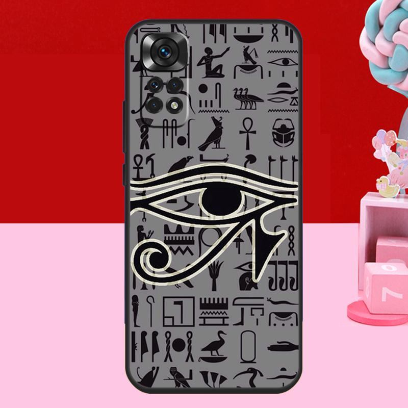 Egyptian Eye Of Horus Case For Xiaomi Redmi Note 11 12 13 14 Pro 9 10 Pro 11S 12S Redmi 14C 10C 12C 13C Soft Cover