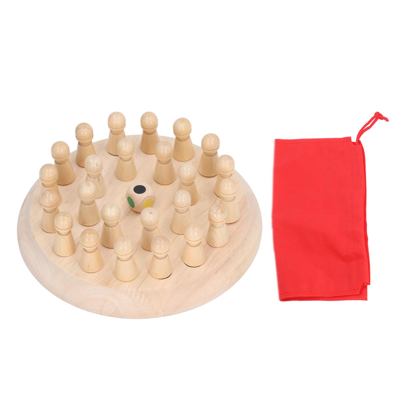 

Memory Match Stick Chess Развитие интеллекта Деревянная настольная игра для детей