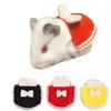 Wear and Bite Resistant Small Animal Clothes Flannel Cloth Dress Cap Harness Vest with Bow