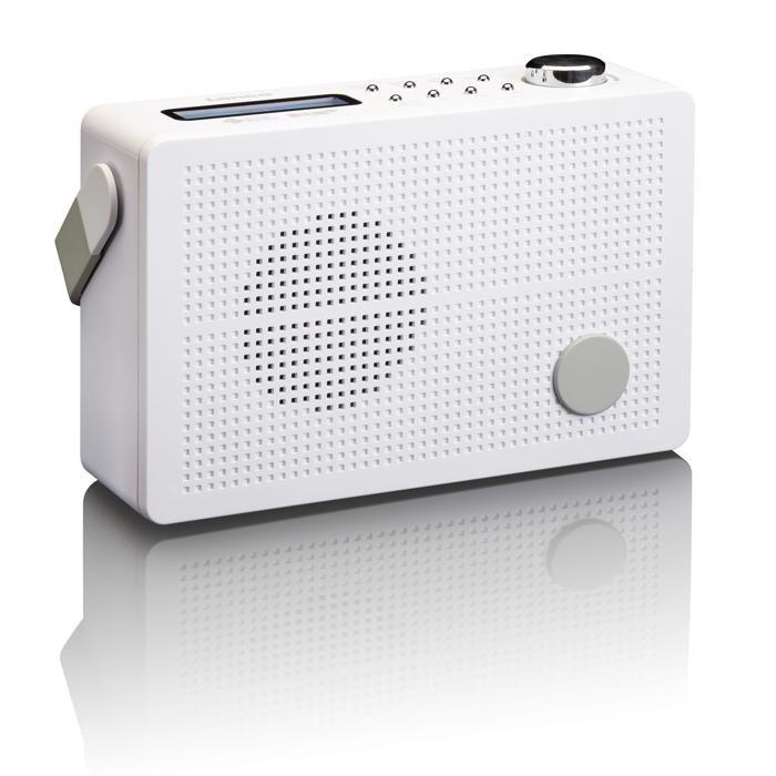 Radio-réveil DAB+ - LENCO - PDR-030 - Blanc - 10 présélections DAB+ - FM