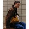 JABA6E153W2 [Coco Chain] Suede Leather Chain Shoulder S Brown