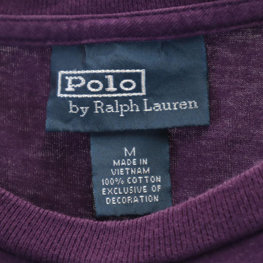 Polo by Ralph Lauren Short sleeve T-shirt M purple Poke T Men's Used