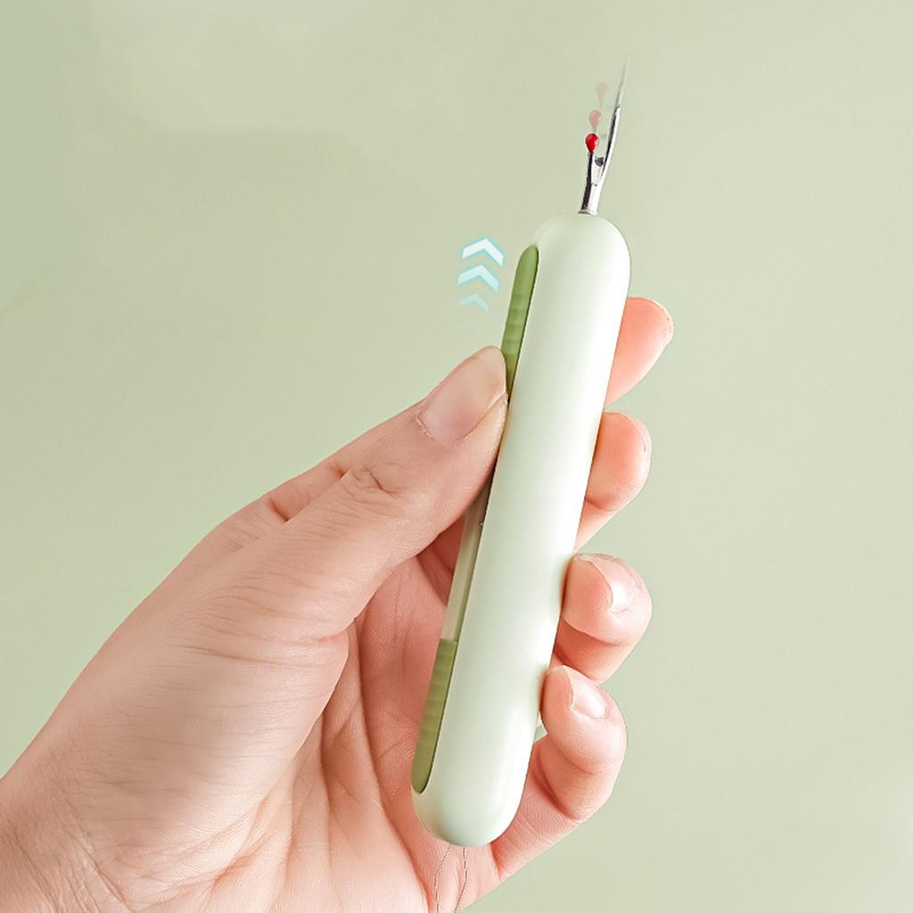 Multifunctional Retractable Seam Ripper Threader 2-in-1 Seam Rippers and Threader Small Pocket Seam Rippers Threader