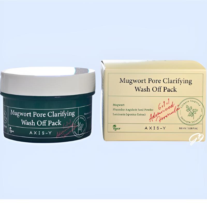 

[AXIS-Y] Mugwort Pore Purifying Wash-Off Pack 100 ml + Hydration Mask 1 pc