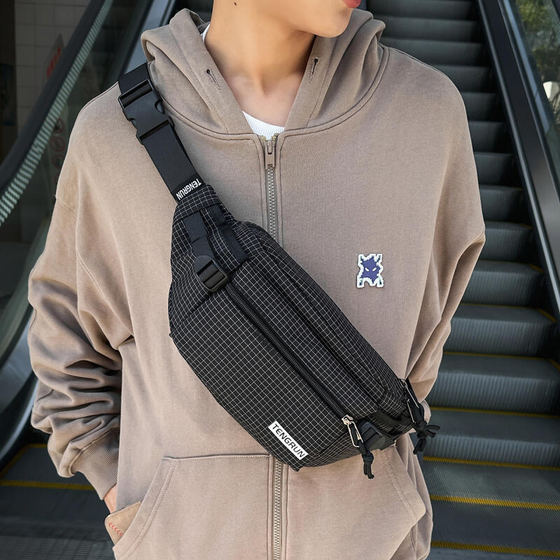 Studentská náprsní taška Pánská ledvinka Dámská crossbody taška