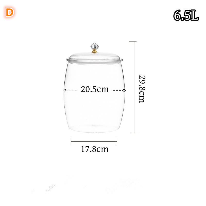 Spacious Transparent Storage Jar for Kitchen Pantry Organize Grocery Essentials in Style
