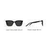 Gentle Monster Logo Design Brand Identity Square Sunglasses Unisex sunglasses Black LOLOU-01