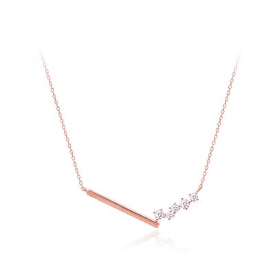 Rose Gold Milky Way Fashion Necklace