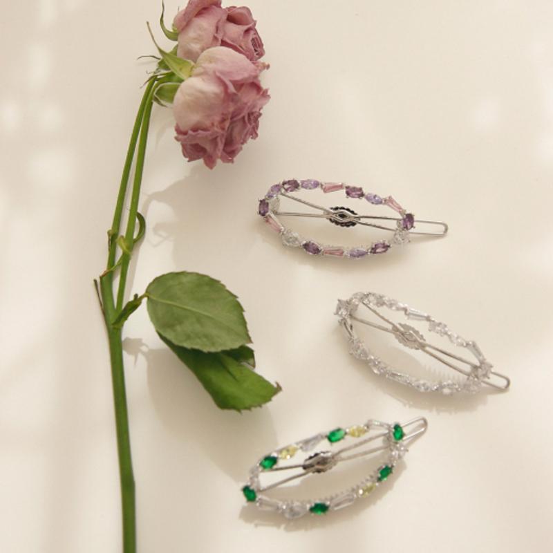 

J.Lauren Luxury Cubic Round Point Hairpin H0755 lilac