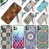 Marokkanische Fliesen Handyhülle Für iPhone 16 15 13 11 12 14 Pro Max Mini X XR XS Max Plus Weiche Hülle