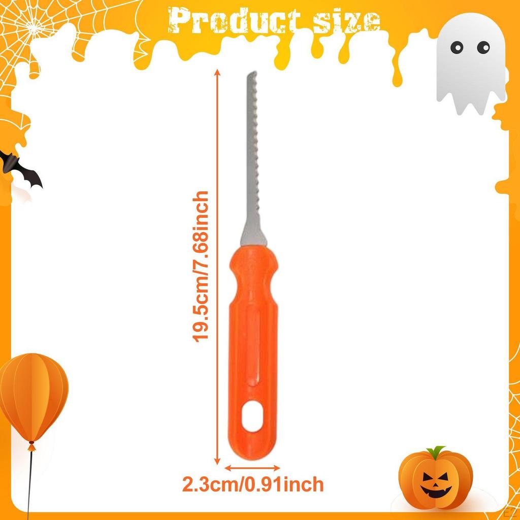 Halloween Pumpkin Carving Tool Ergonomic Handle Heavy Duty Convenient Sculpting Knife for Gift Art