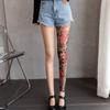 Perspective Women's Sexy Printed Tights Mesh High Pantyhose New Female Stockings  Summer