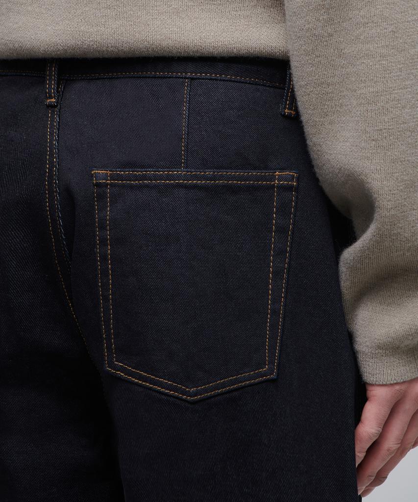 MUSINSA STANDARD Twist Semi-Balloon Denim Pants [Deep Indigo]