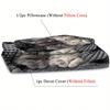 Adorable Cat Printed Duvet Cover Pillowcase Soft Bedding Accessories Home Decor Cute Animal Theme Quilt Covers