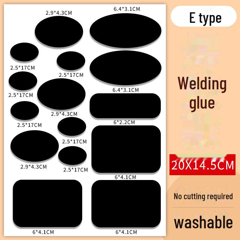 Autocolante cu patch-uri colorate cu desene animate: Reparații autoadezive, fără cusături, fără cusături pentru jachete și haine